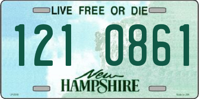 NH license plate 1210861