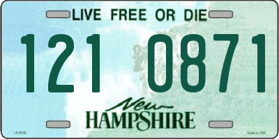 NH license plate 1210871