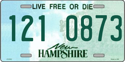 NH license plate 1210873