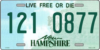 NH license plate 1210877