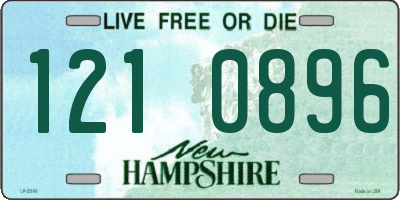 NH license plate 1210896