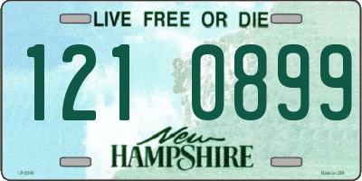 NH license plate 1210899