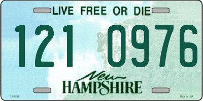 NH license plate 1210976