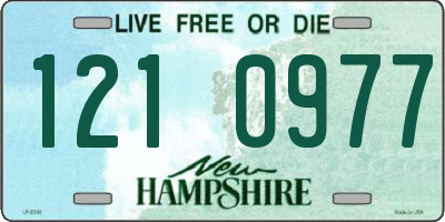 NH license plate 1210977