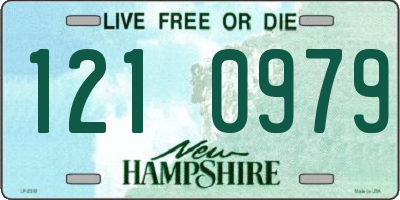 NH license plate 1210979