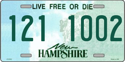 NH license plate 1211002