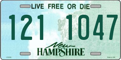 NH license plate 1211047