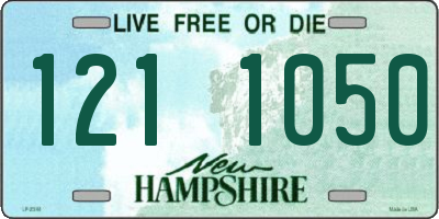 NH license plate 1211050