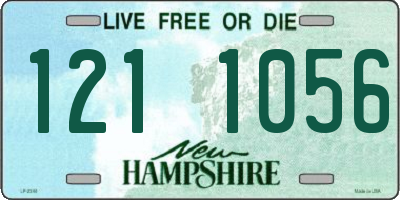 NH license plate 1211056