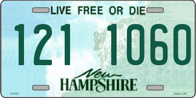 NH license plate 1211060