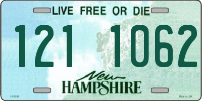 NH license plate 1211062
