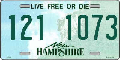NH license plate 1211073