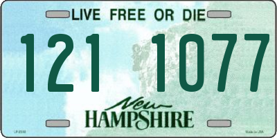 NH license plate 1211077