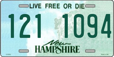 NH license plate 1211094