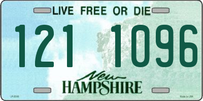 NH license plate 1211096