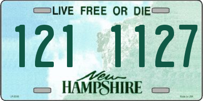 NH license plate 1211127