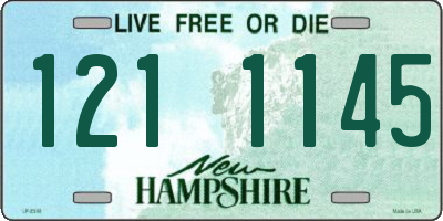 NH license plate 1211145