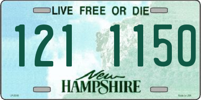 NH license plate 1211150