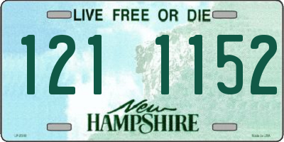 NH license plate 1211152