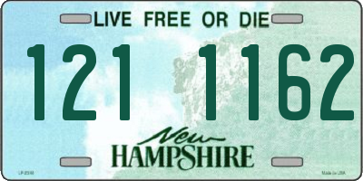 NH license plate 1211162