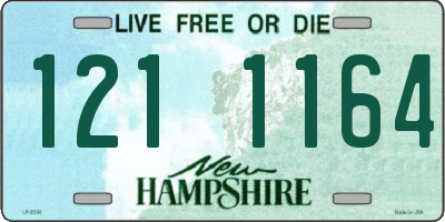 NH license plate 1211164