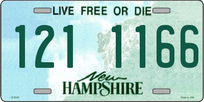 NH license plate 1211166