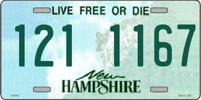 NH license plate 1211167