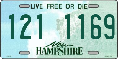 NH license plate 1211169