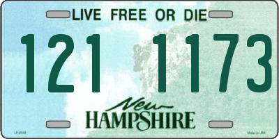 NH license plate 1211173