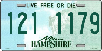 NH license plate 1211179