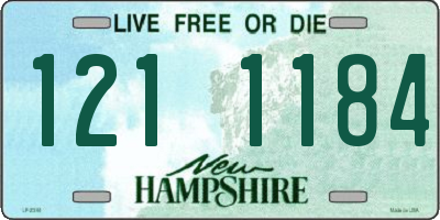NH license plate 1211184