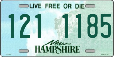 NH license plate 1211185