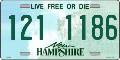 NH license plate 1211186