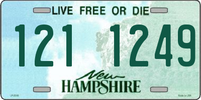 NH license plate 1211249