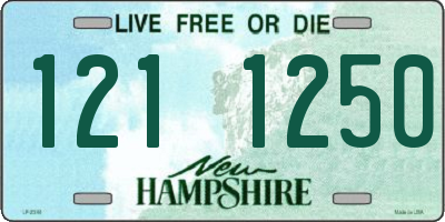NH license plate 1211250