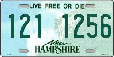 NH license plate 1211256