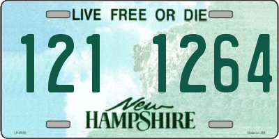 NH license plate 1211264