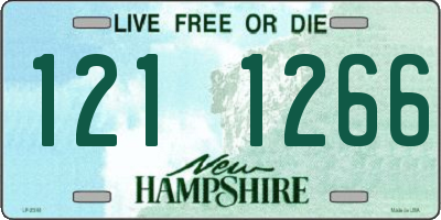NH license plate 1211266
