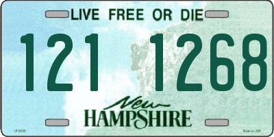 NH license plate 1211268