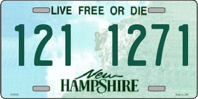 NH license plate 1211271