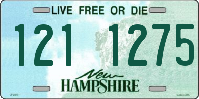 NH license plate 1211275