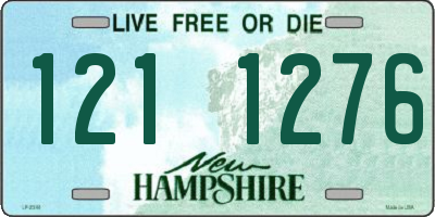 NH license plate 1211276