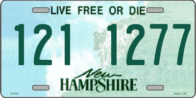NH license plate 1211277
