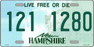 NH license plate 1211280