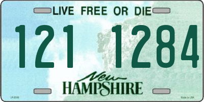 NH license plate 1211284
