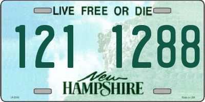 NH license plate 1211288