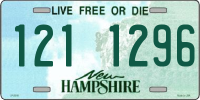 NH license plate 1211296