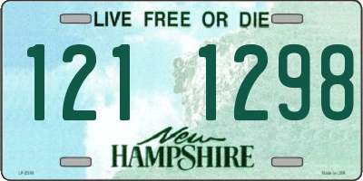 NH license plate 1211298