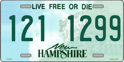 NH license plate 1211299