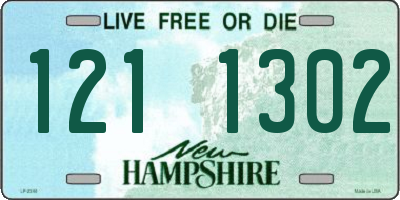 NH license plate 1211302